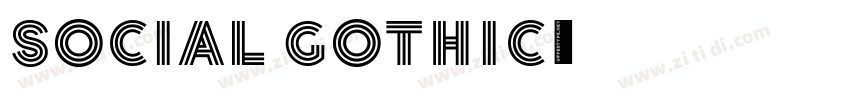 Social Gothic字体转换
